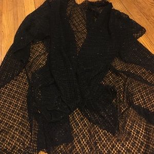 Black Sequin Wrap